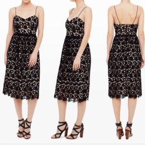 Club Monaco Bolaril Black Lace Dress with Pockets
